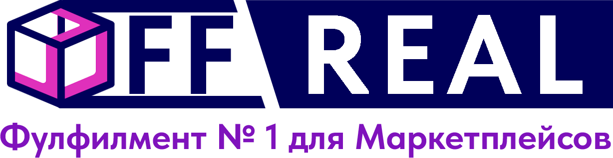 Логотип фулфилмент для маркетплейсов REAL